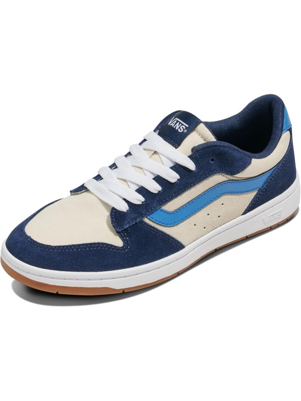 Vans Men's Dress Blue Closed Toe Lace Up Comfortable Ryland Ls Sneakers Shoes